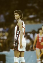 California - Los Angeles - 1984 Summer Olympic Games. Women's basketball. Cheryl Miller