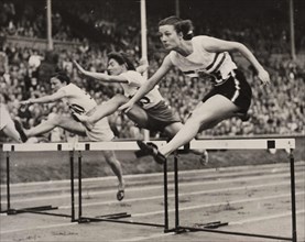 Maureen Gardner wins heat two of Women’s 800m Hurdles, Olympic Games, London, 1948.