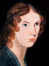 Anne Bronte (1818-1848), portrait based on a painting by her brother, Patrick Branwell Brontë