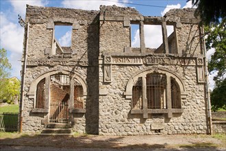 The destroyed village of Oradour Sur-Glane in France