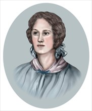 Anne Bronte, 1820-1849, English Writer, Artist's Impression