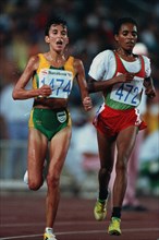 ELANA MEYER & DERARTU TULU 10000 METRES OLYMPIC FINAL 14 August 1992