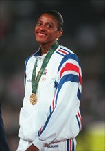 JOSE MARIE PEREC WOMENS 200 M GOLD MEDAL 01 August 1996