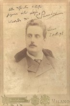 Giacomo Puccini 1897 autograph