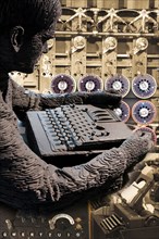 Alan Turing, Bletchley Park Enigma Collage