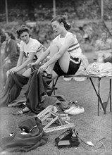 1948 Olympic Games in London. British athlete Maureen Gardner. Maureen Angela Jane Dyson (née Gardner, 12 November 1928 – 2 September 1974) was a British athlete who competed mainly in the 80 metres h...