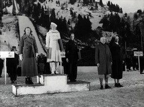 223 Medal ceremony figure skating Olympic Games 1936