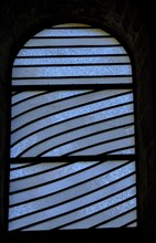 France, Aveyron (12), Conques, labeled Most Beautiful Villages of France, stage on the Camino de Santiago, Sainte-Foy abbey church, 11th and 12th cent