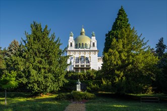 Church at Steinhof Baumgartner Höhe, Otto Wagner, Viennese Art Nouveau, 14th district Penzing, Vienna, Austria