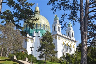 The wonderful Art Nouveau, Kirche am Steinhof, St Leopold church, Oratory of the Otto-Wagner-Spital, Vienna, architect Otto Wagner, built 1903-7