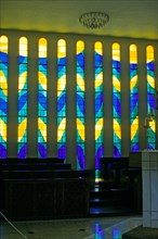 STAINED GLASS WINDOW MATISSE CHAPEL VENCE FRANCE