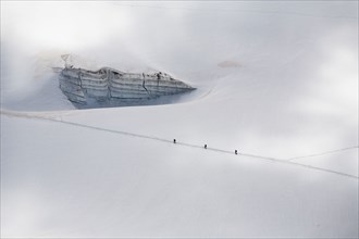 Mountaineers, Vallee Blanche French Alps