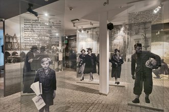 Everyday's life during Nazi occupation display, Oskar Schindler's Factory Museum in Krakow, Poland