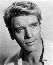 Photograph of Burt Lancaster (1913-1994) American film actor during the filming of 'Desert Fury'. Dated 1947