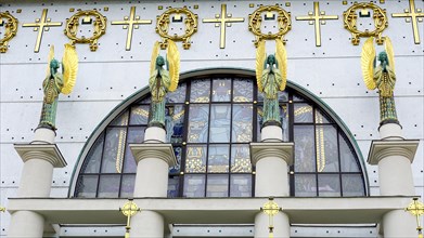 steinhof church and ornaments  in Vienna