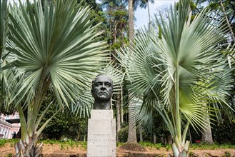 Imperial Museum of Brazil, Bust of Getulio Vargas, creator of the museum, Petropolis, state of Rio de Janeiro, Brazil