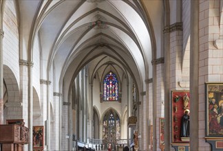 Inside the Augsburg Cathedral