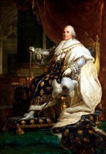 Louis XVIII (1755 – 1824), monarch of the House of Bourbon who ruled as King of France from 1814 to 1824