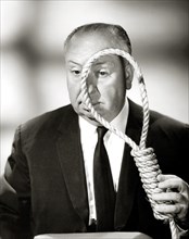 Alfred Hitchcock, circa 1958.  File Reference # 31202_466THA