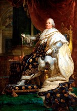 Louis XVIII of France in Coronation Robes - Francois Gerard