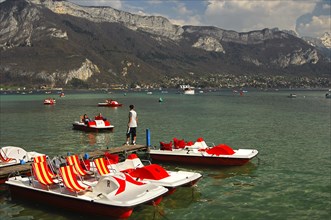 Spring Day at Lake Annecy, France