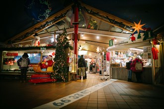 Christmas village in Rovaniemi just before Christmas, Finland