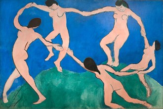 Matisse painting, Dance (1), 1909, Henri Matisse