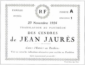 Transfert cendres Jaurès Pantheon - invitation.