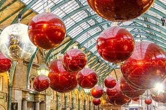 Best Christmas shopping in London Jubilee and Apple Market in Covent Garden, Central London