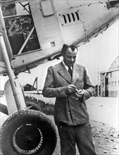 ANTOINE de SAINT-EXUPÉRY (1900-1944) Frenchioneering aviator, poet and jopurnalist in 1933