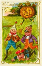 Vintage Halloween Greetings card