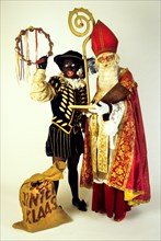 Sinterklaas and Zwarte Piet 5 dec Dutch Father Christmas Netherlands