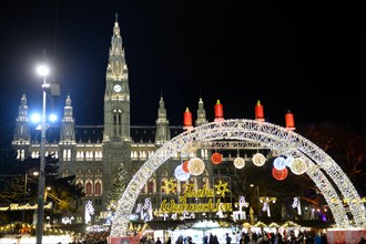 Vienna, Austria. 11 December 2016. From mid-November to Christmas, Vienna's most beautiful squares are transformed into magical Christmas markets. With the smell of Christmas bakery and hot punch come...