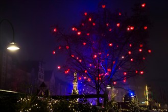 The Christmas market in Cologne is the biggest in Germany and attracts millions of visitors. It's the most beautiful during the night.