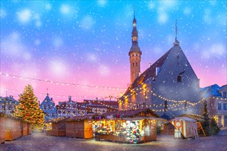 Christmas Market in Tallinn, Estonia