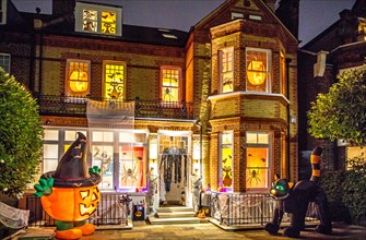 Haunted Halloween House Wandsworth Common London UK