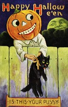 vintage halloween themed illustration