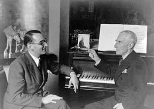 Jacques Février & Maurice Ravel 1937.