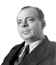 Antoine de Saint-Exupéry. Portrait of the French aristocratic aviator and writer, Antoine Marie Jean-Baptiste Roger, comte de Saint-Exupéry (1900-1944)