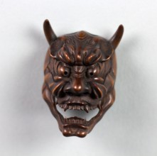 Netsuke of Noh mask; Hannya 19th century Japan. Netsuke of Noh mask; Hannya  59425