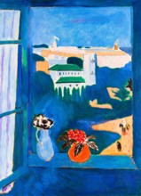 Henri Matisse, View from a Window at Tangier, painting in oil on canvas, 1912-1913