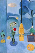 La glace sans tain (The Blue Window), 1913, Painting by Henri Matisse