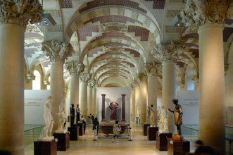 A Gallery at The Louvre Museum in Paris, France