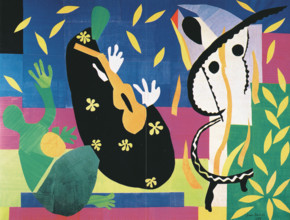 Sorrow of the King 1952 by Henri Matisse (1869 - 1954)  gouache on paper, cut and pasted