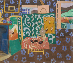 20th century  -  Interior with Eggplant, 1911 - Henri Matisse Philippe Sauvan-Magnet / Active Museum Oil on canvas