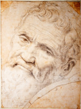 Portrait of Michelangelo - by Daniele da Volterra