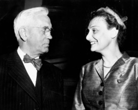 Scientist Alexander Fleming with wife Amalia