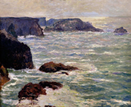 La Côte de Goulphar by Maxime Maufra 1861  – 1918 French landscape and marine painter  France