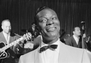 Nat King Cole performing in Chicago, June 1954.