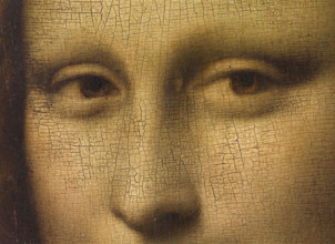 Leonardo di ser Piero da Vinci   Portrait de Mona Lisa (dite La Joconde)   Louvre 779   Detail (eyes)